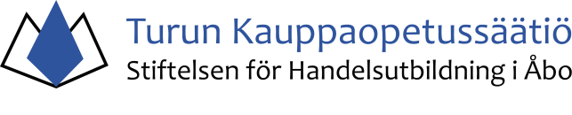 Turun kauppaopetussäätiö logo. Hyperlink goes to the foundations home page